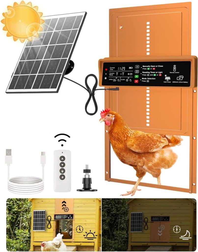 Test Asfrost porte de poulailler solaire anti-pincement