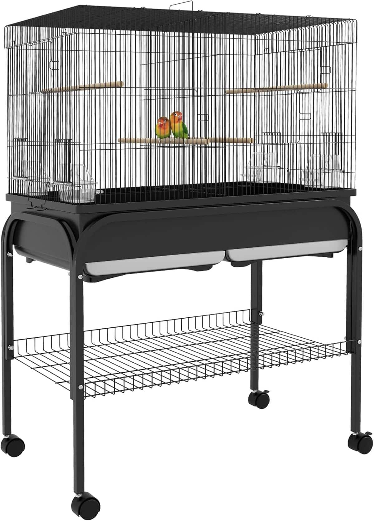Test : cage PawHut grande pour oiseaux et perroquets 119 cm