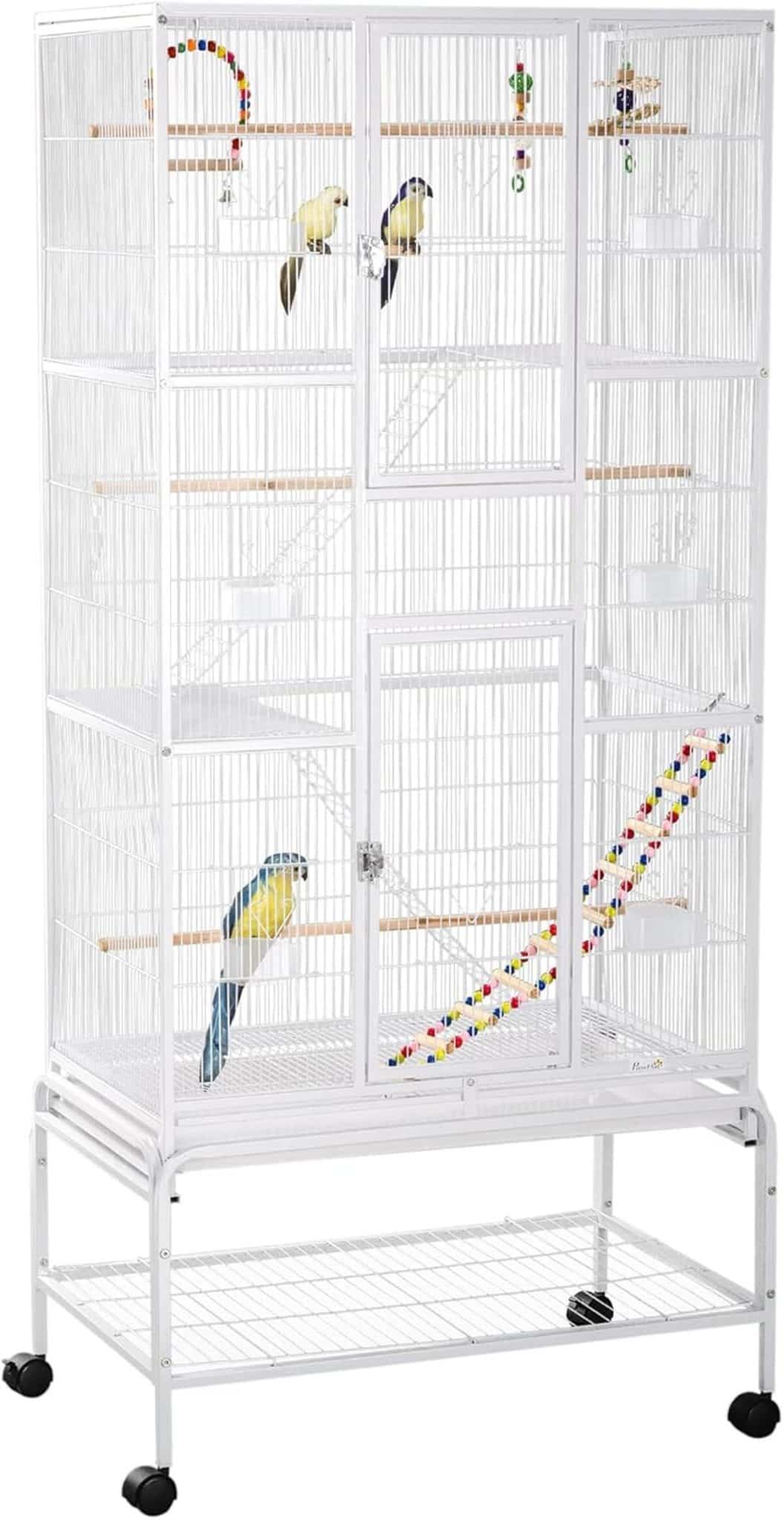 Test de la cage à oiseaux PawHut : fonctionnalité et confort à l'honneur