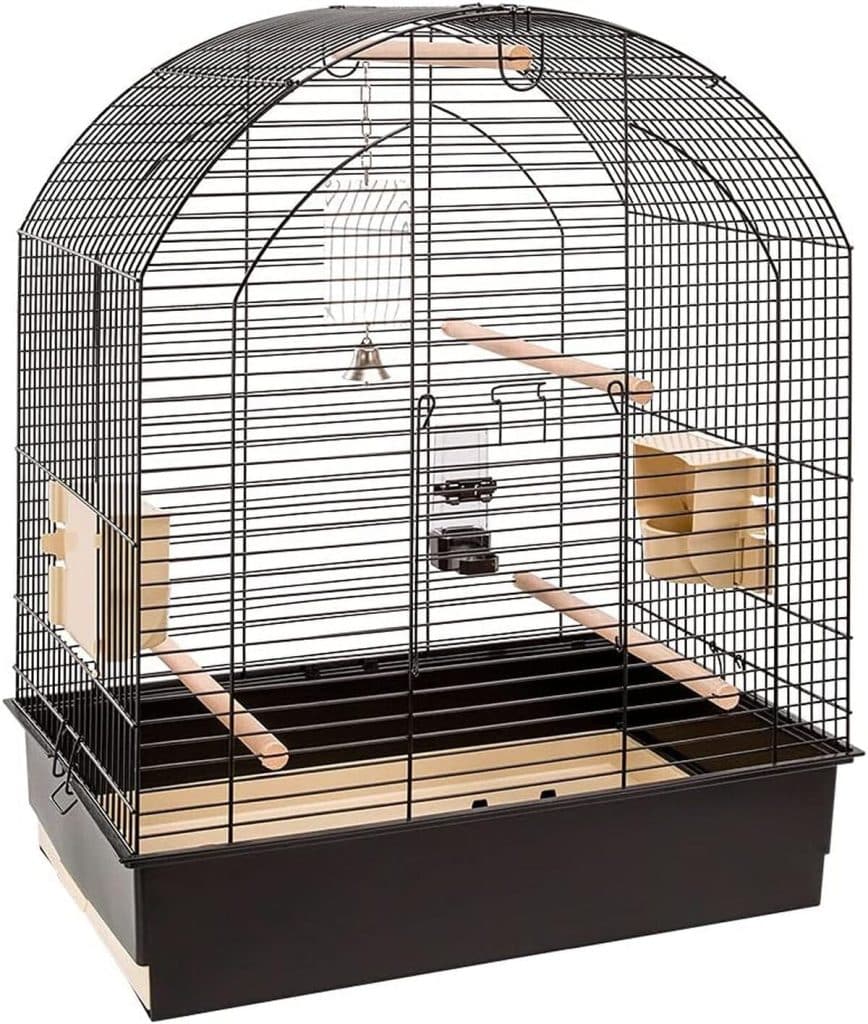Test de la grande cage Ferplast Greta pour perruche équipée 97 x 58 x 84 cm noir