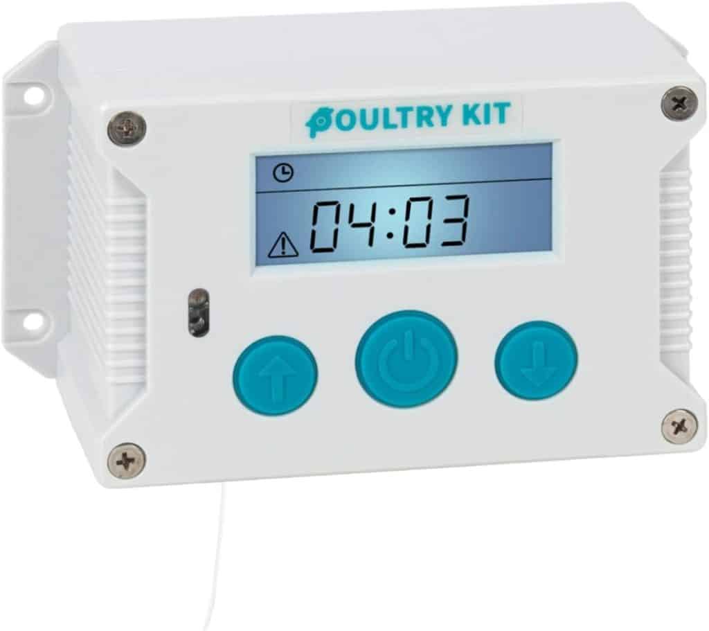 Test du portier automatique VOSS.farming Poultry Kit avec capteur et minuterie