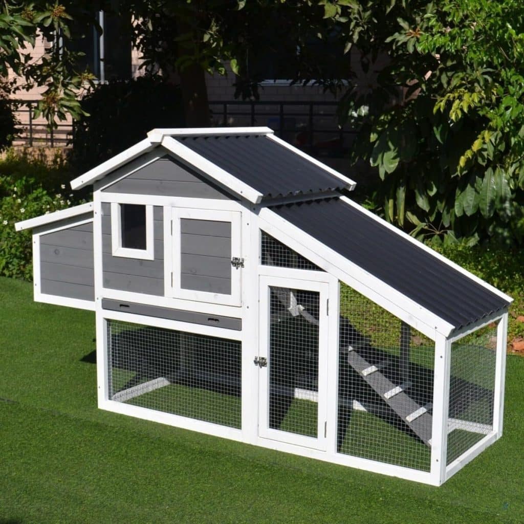 Test du poulailler Animal Valley : toit plastique ondulé pour 2 à 4 poules