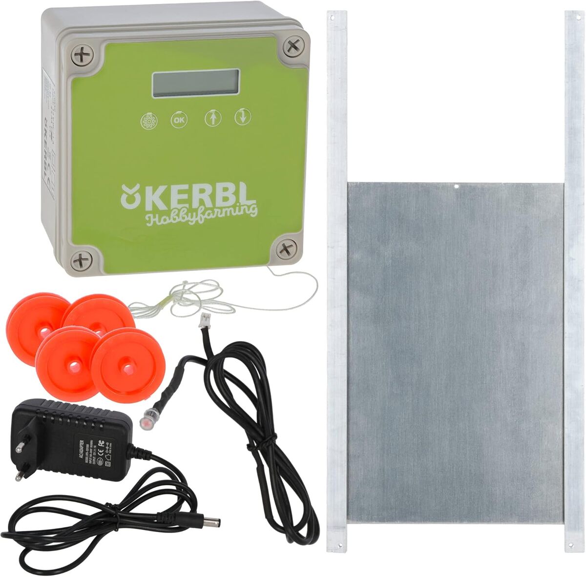 Test : porte automatique Kerbl pour poulailler avec commande