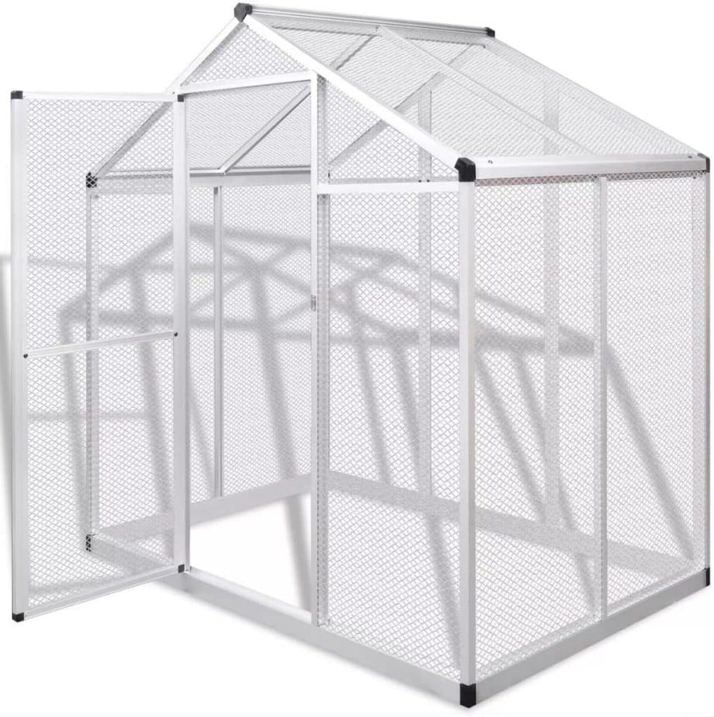 Test volière extérieure Tidyard en aluminium