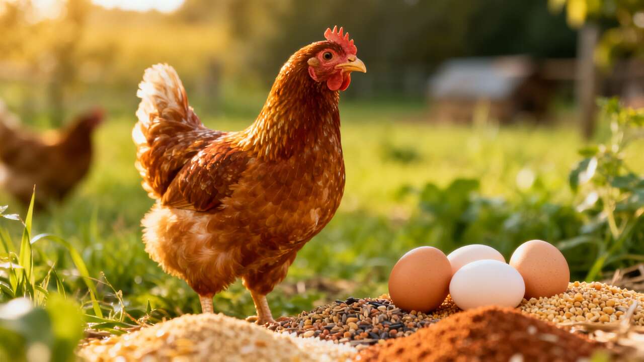 Influence de l'alimentation de la poule sur ses œufs