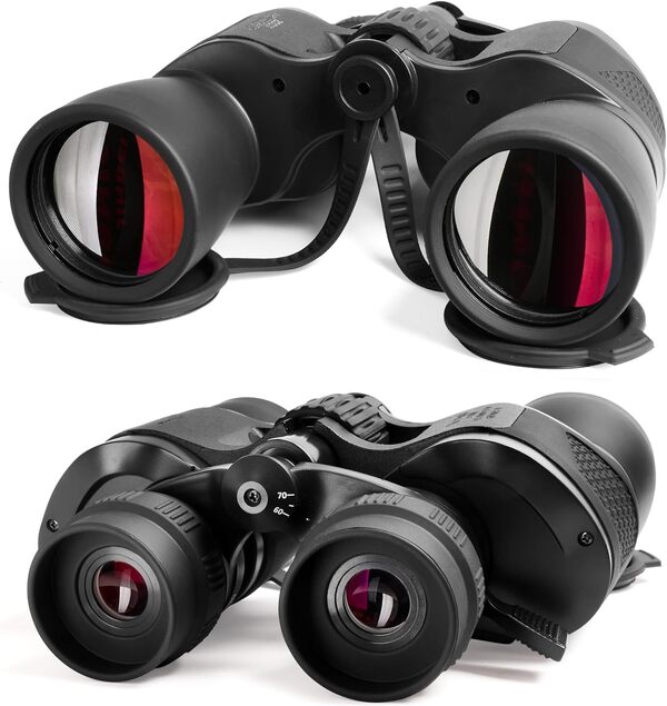 Jumelles Zoom 10-30x50 pour Adultes, QQ CAT Jumelle Haute Puissance, HD Professionnelles pour l'observation des Oiseaux, la Chasse, la randonnée, Le Tourisme, Les activités de Plein air, Les Concerts