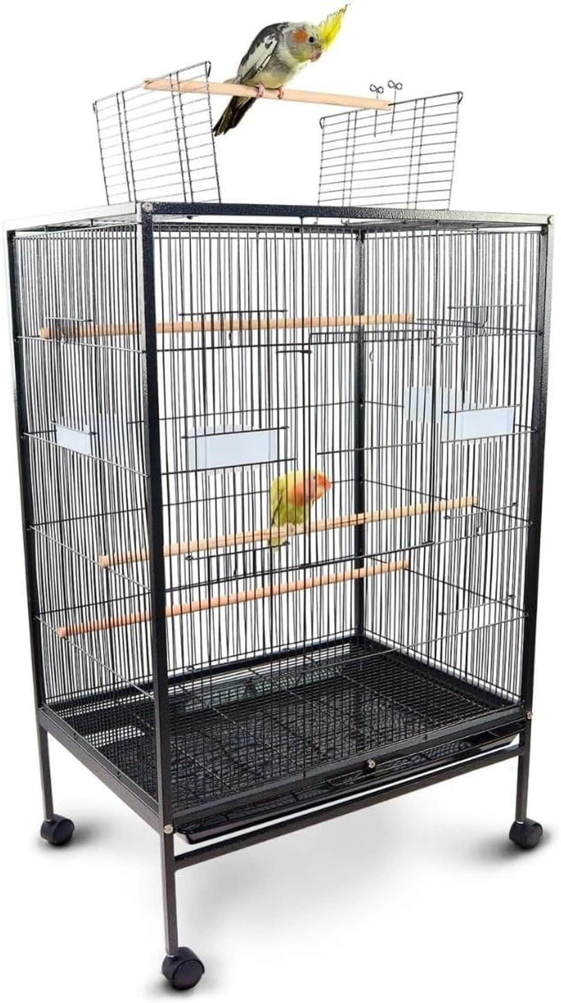 Test de la cage à oiseaux Mobiclinic® NINFA : grandes dimensions et mobilité assurée