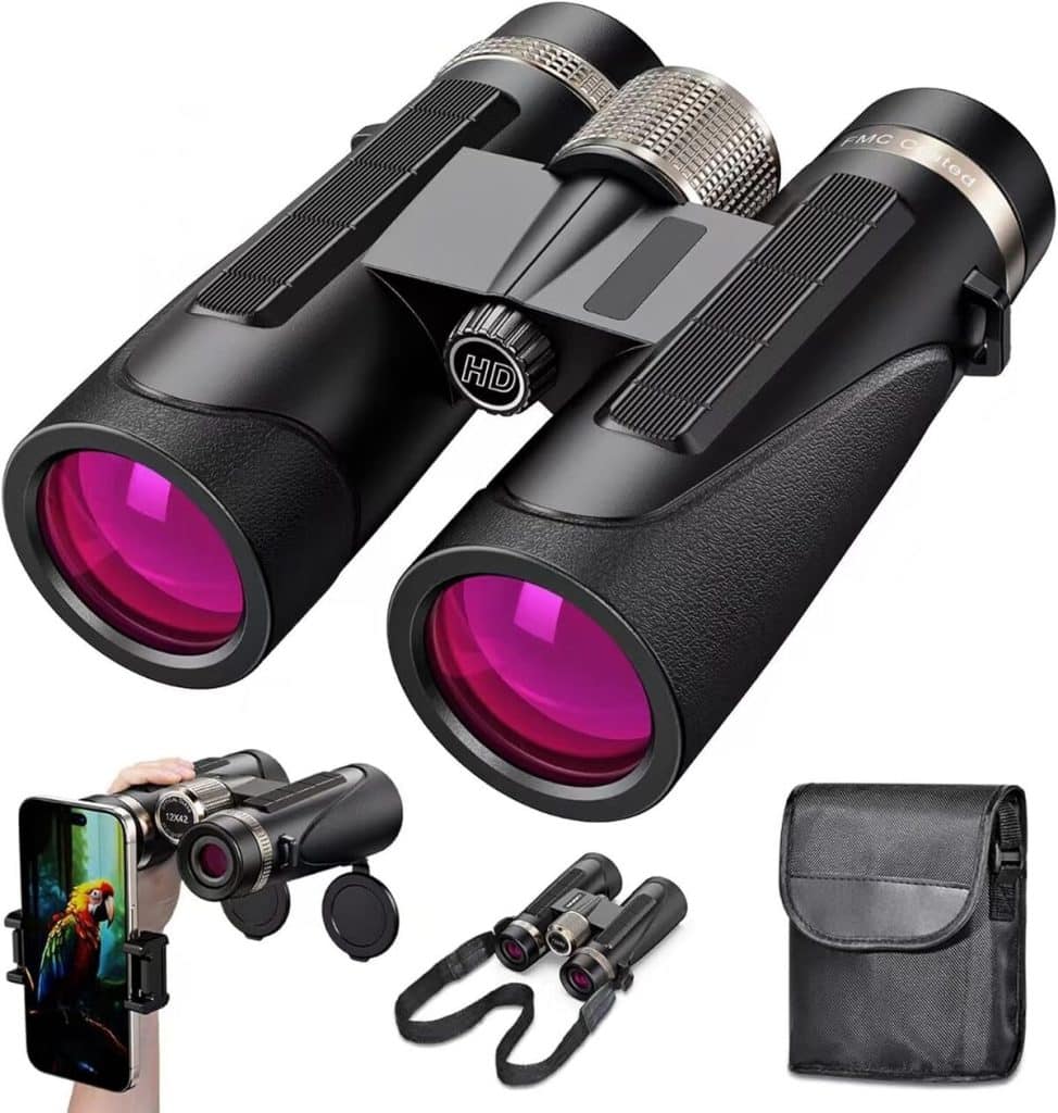 Test des jumelles Auricase 12 x 42 : puissantes et polyvalentes