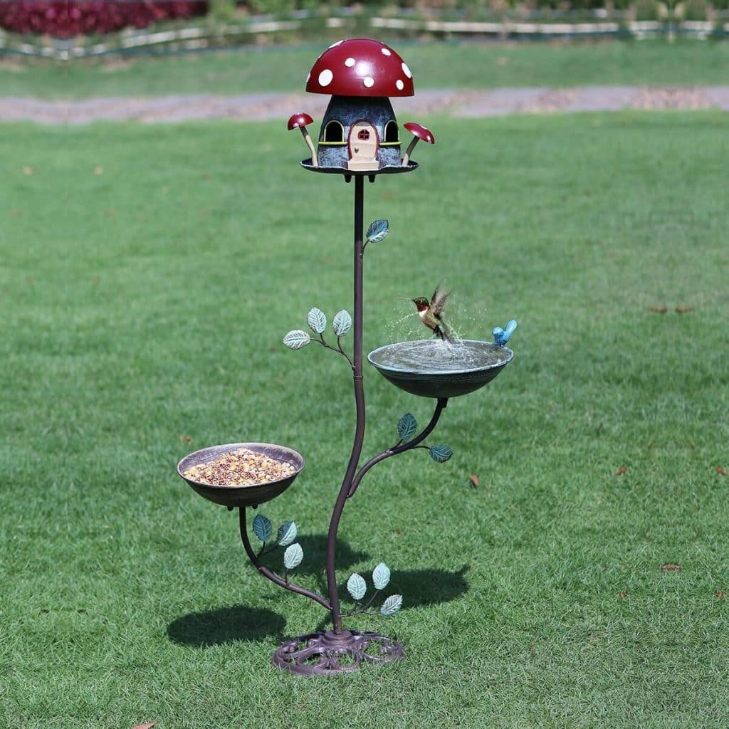 Test du bain d'oiseaux MNRYLKB 3 en 1