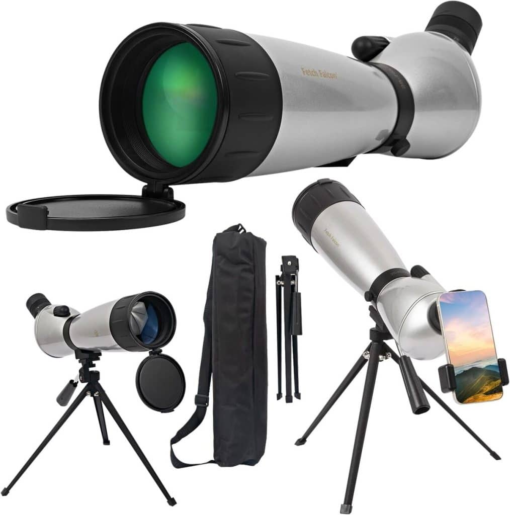 Test Fetch Falcon FMC HD : longue-vue 20-60 x 80 avec trépied et adaptateur téléphone