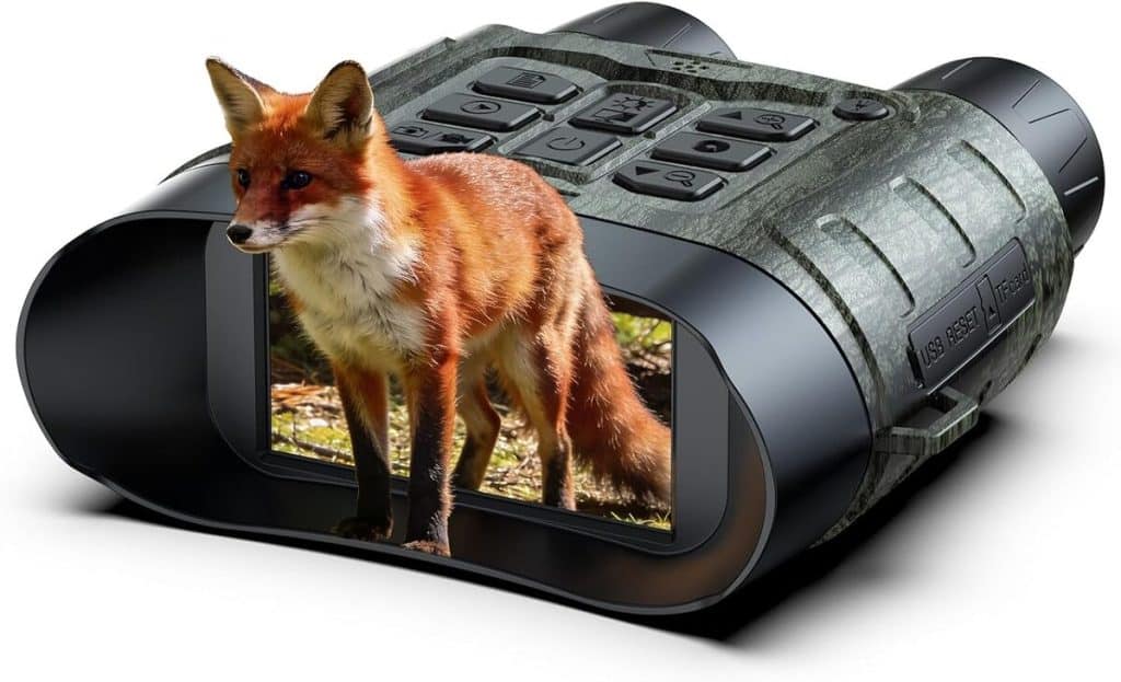 Test : jumelles nocturnes 4K avec zoom 12X et batterie 5000mAh