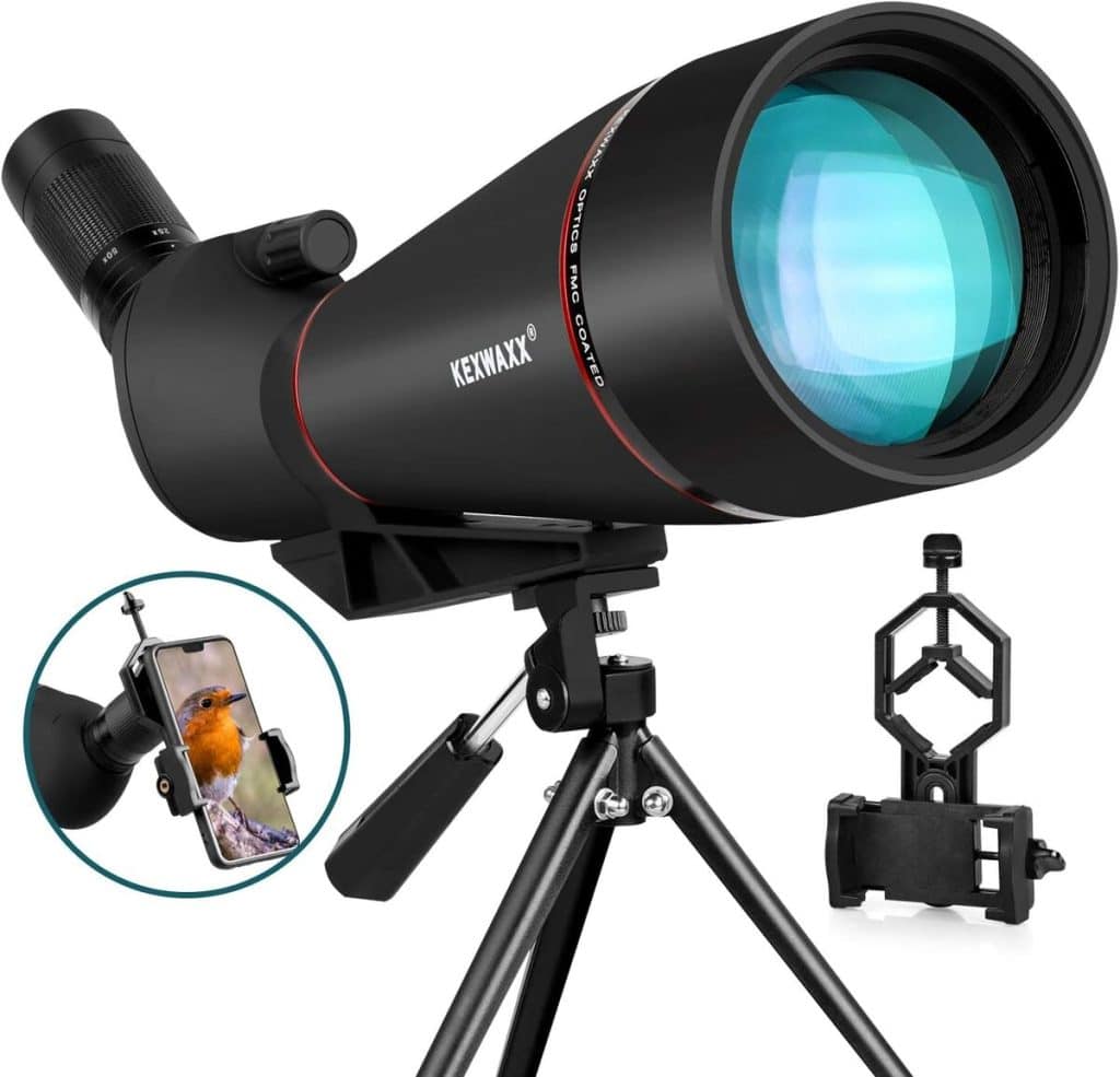 Test : longue vue KEXWAXX 25-75X100mm étanche à trépied