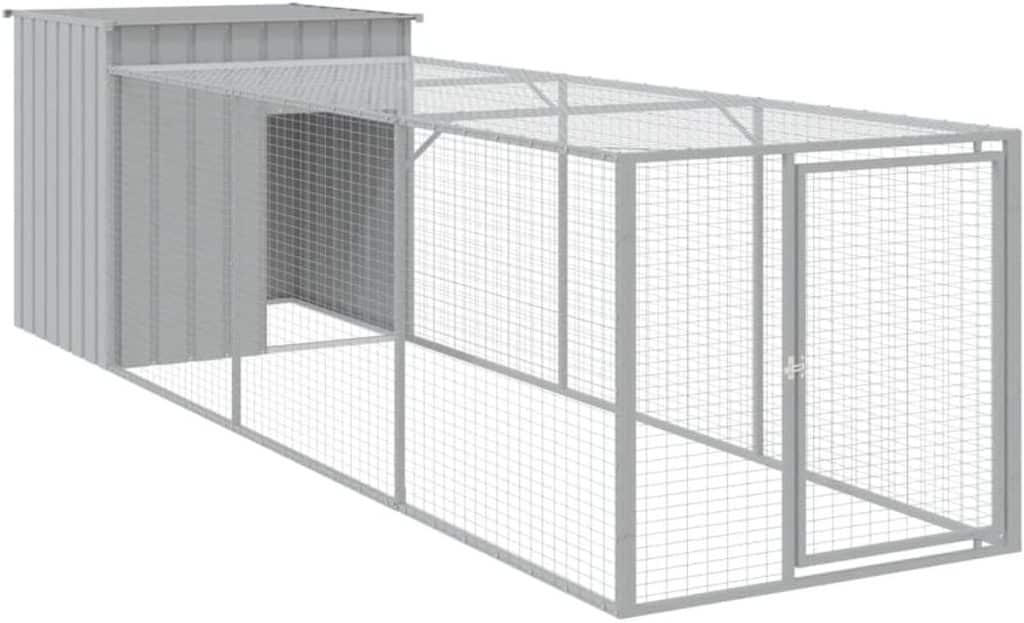 Test : poulailler vidaXL en acier galvanisé