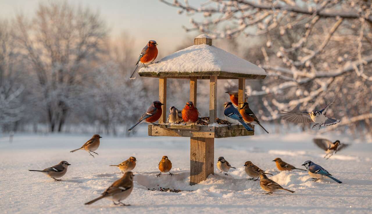 Comment aider les oiseaux pendant l'hiver ?