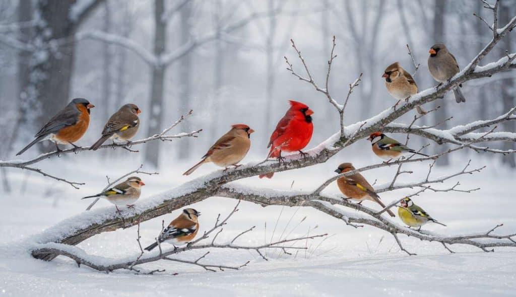 Les oiseaux à observer en décembre et janvier