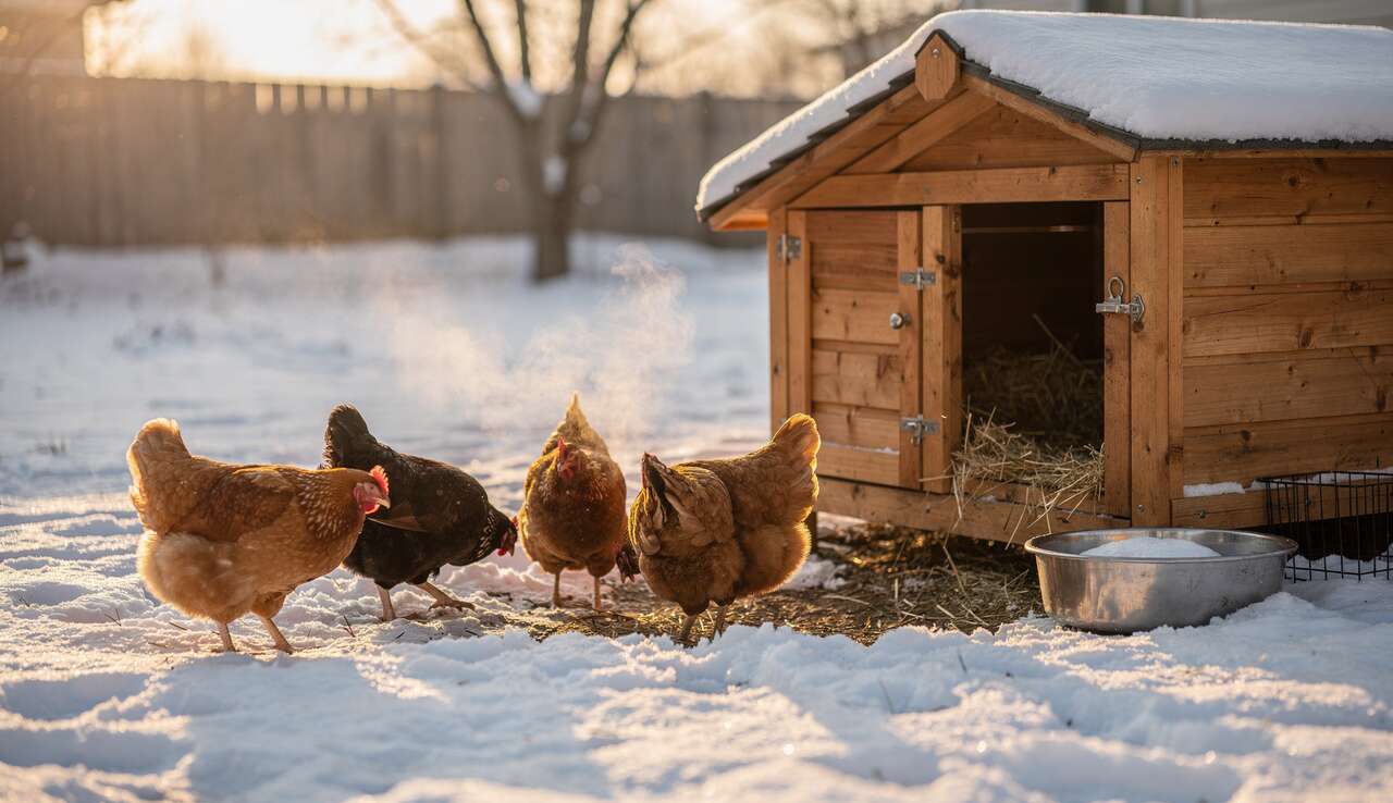 Comment s'occuper de vos poules en hiver ?