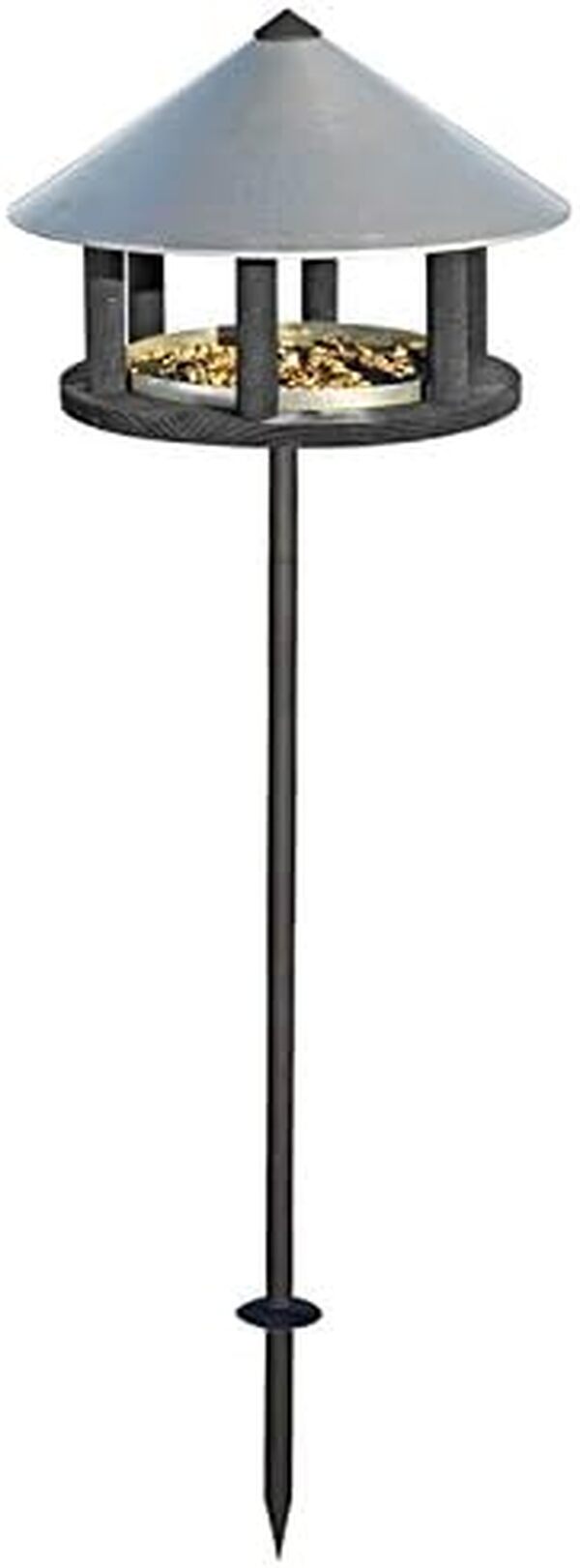 VOSS.garden Mangeoire pour Oiseaux Odense, Design Danois, 155 cm de Haut, diamètre 40 cm