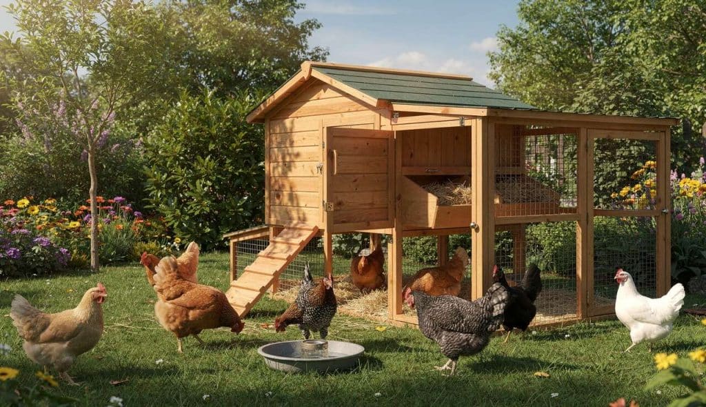 Aménager le poulailler : guide pratique pour vos poules de compagnie