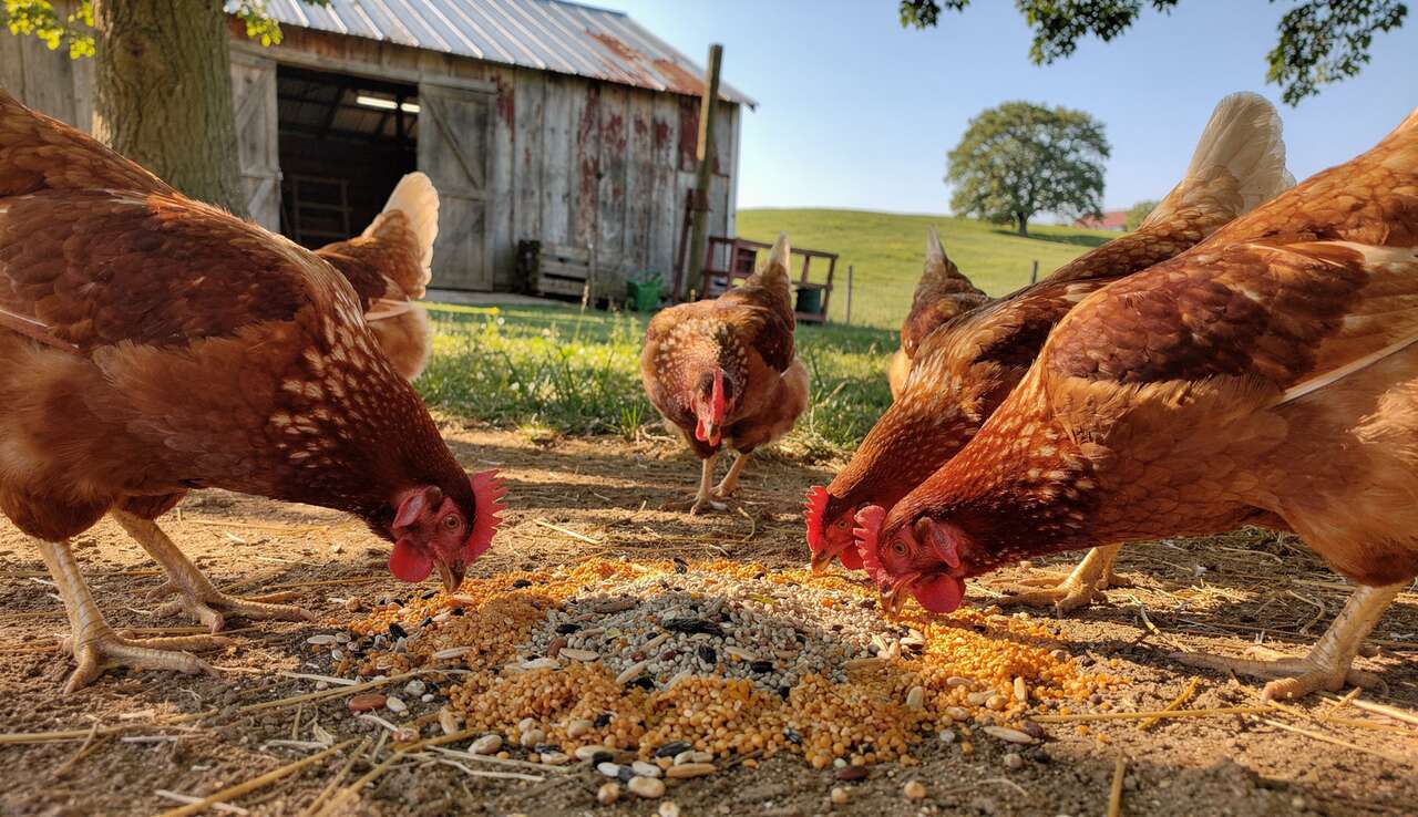 Quels aliments favorisent la ponte des poules ?