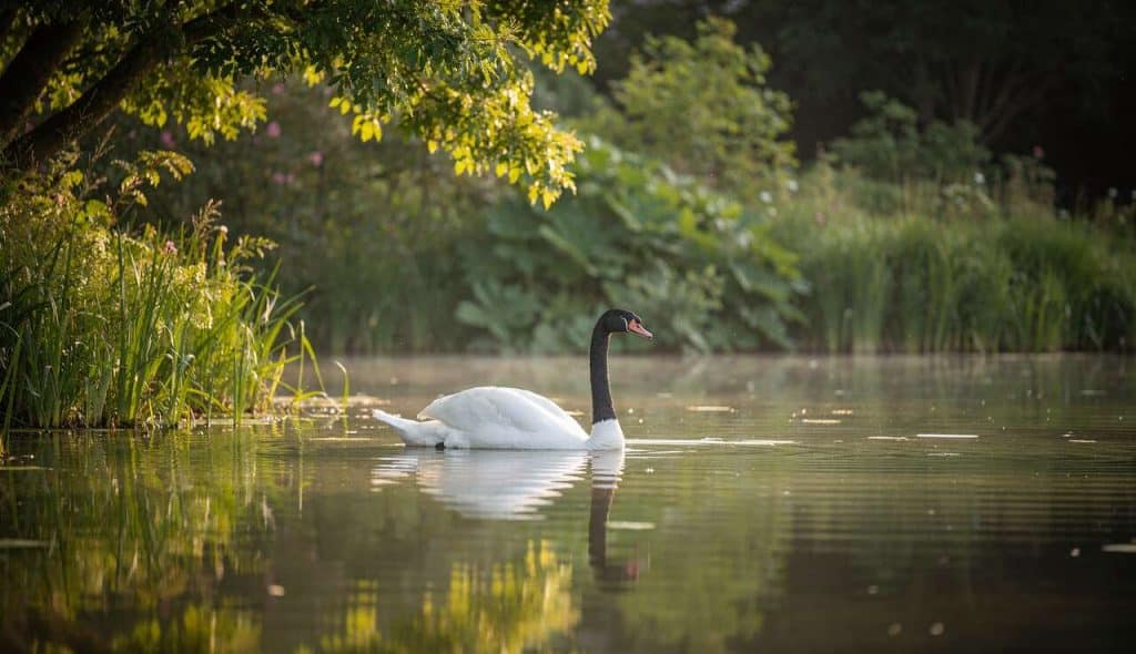 Cygne à col noir : découverte au Parc de Clères