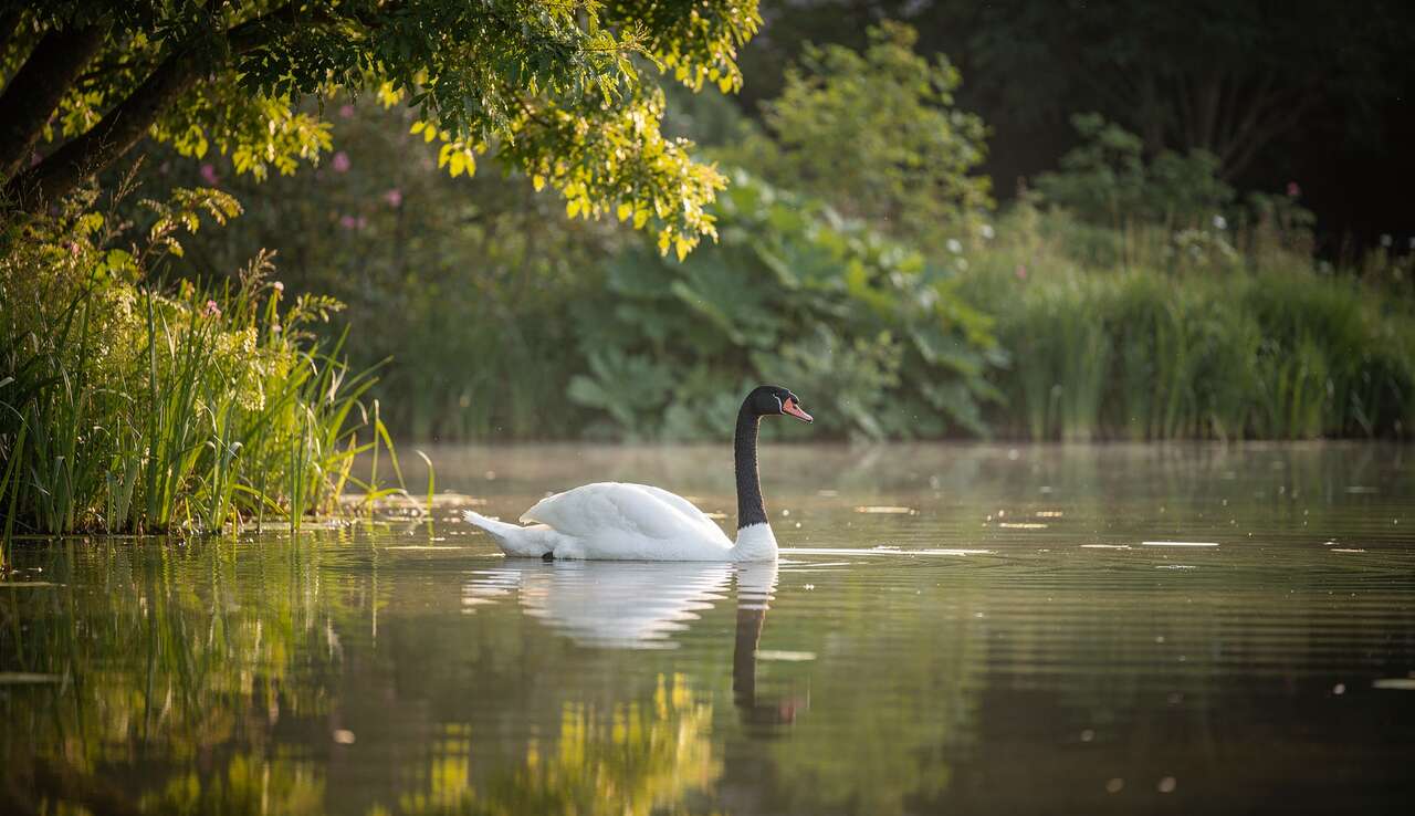 Cygne à col noir : découverte au Parc de Clères
