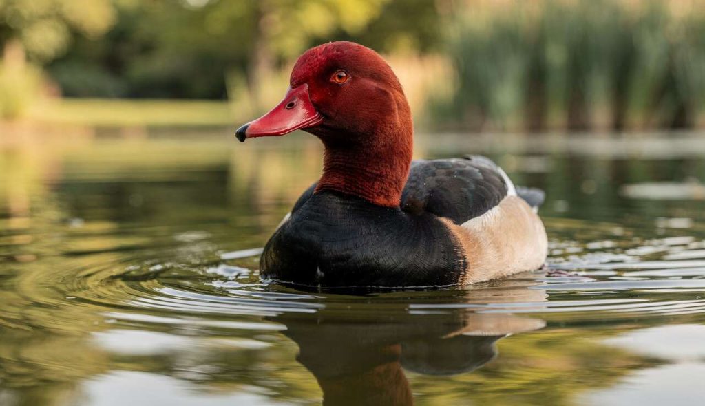 Découverte de la Nette Rousse : un Oiseau Fascinant au Parc de Clères