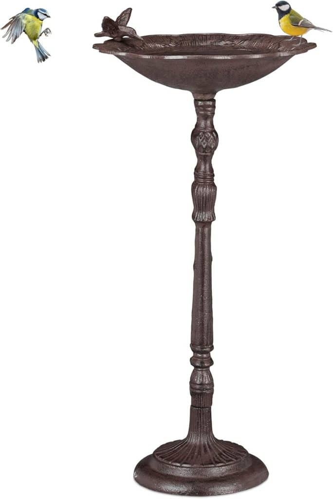 Test de l'abreuvoir sur pied Relaxdays en fonte