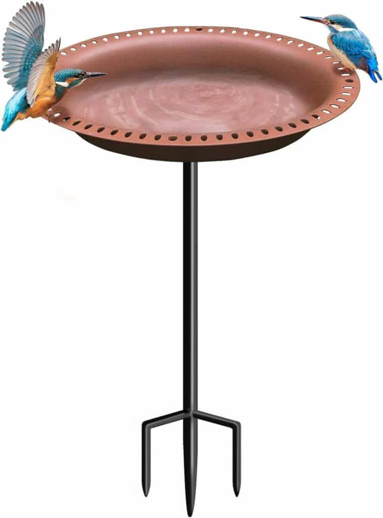 Test du bain d'oiseaux autoportant Eazielife pour le jardin : design antique et robuste