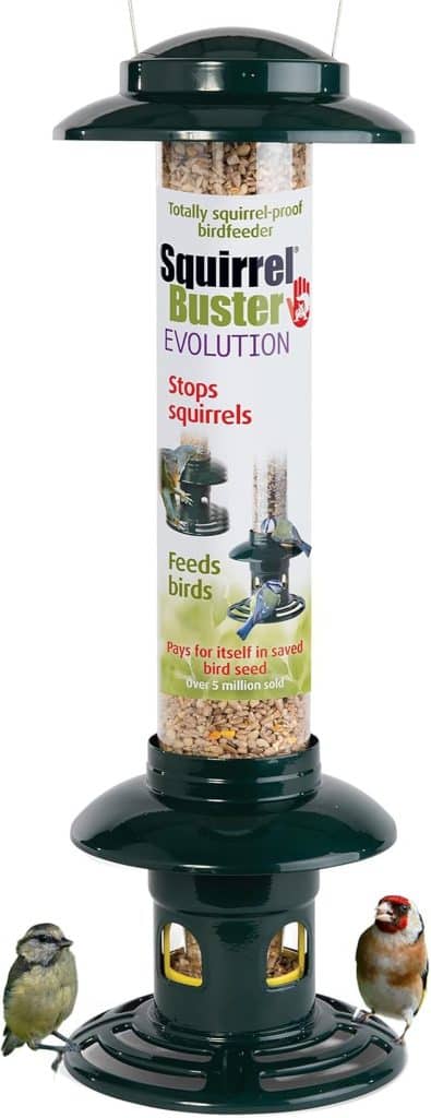 Test : mangeoire à oiseaux Jacobi Jayne anti-écureuils en métal vert