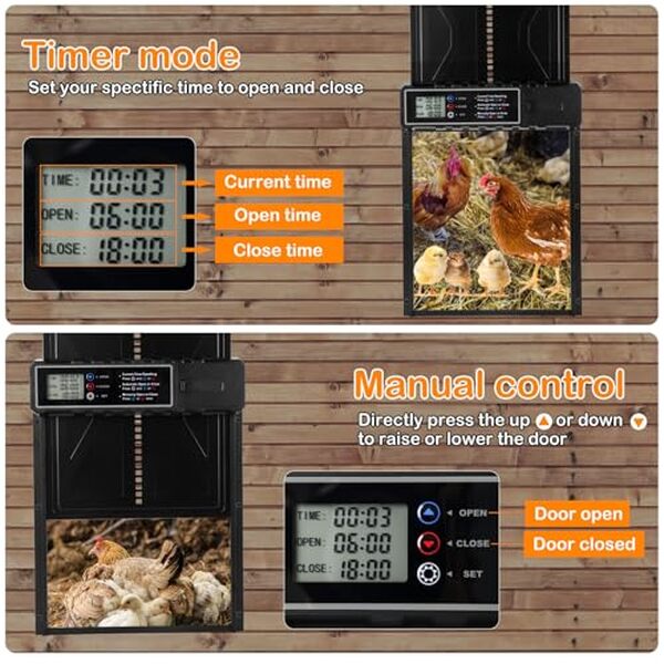 Découvrez notre test complet de la porte automatique Seutgjie pour poulailler avec écran LCD : installation facile, fonctionnalités innovantes et pratique pour sécuriser votre poulailler.
