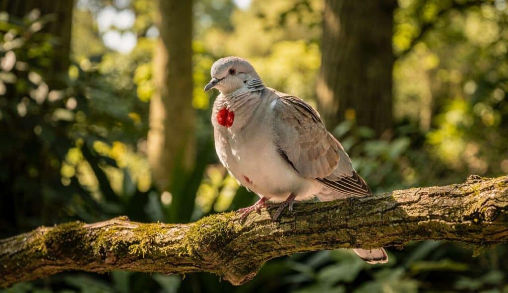 Gallicolombe poignardée : aperçu d'une espèce fascinante au Parc de Clères