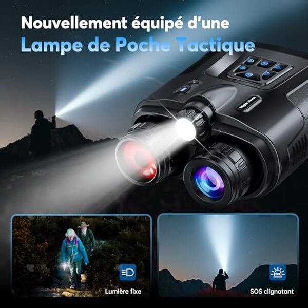 Découvrez notre test détaillé des jumelles Haokoo 4K : performance en vision nocturne, écran HD et portée de 600 m. Parfait pour les amateurs de plein air souhaitant explorer la nuit.