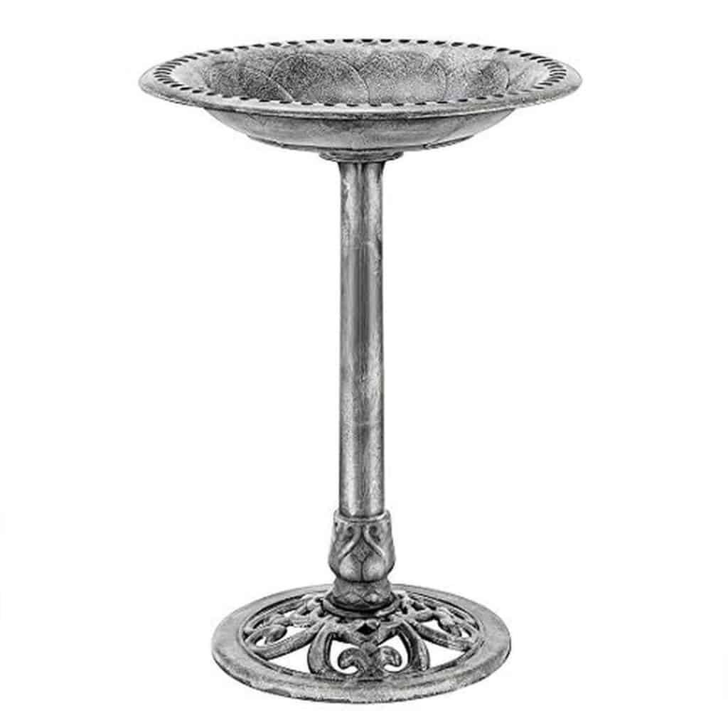 Avis sur le bain d'oiseaux de jardin Vivohome gris 71 cm