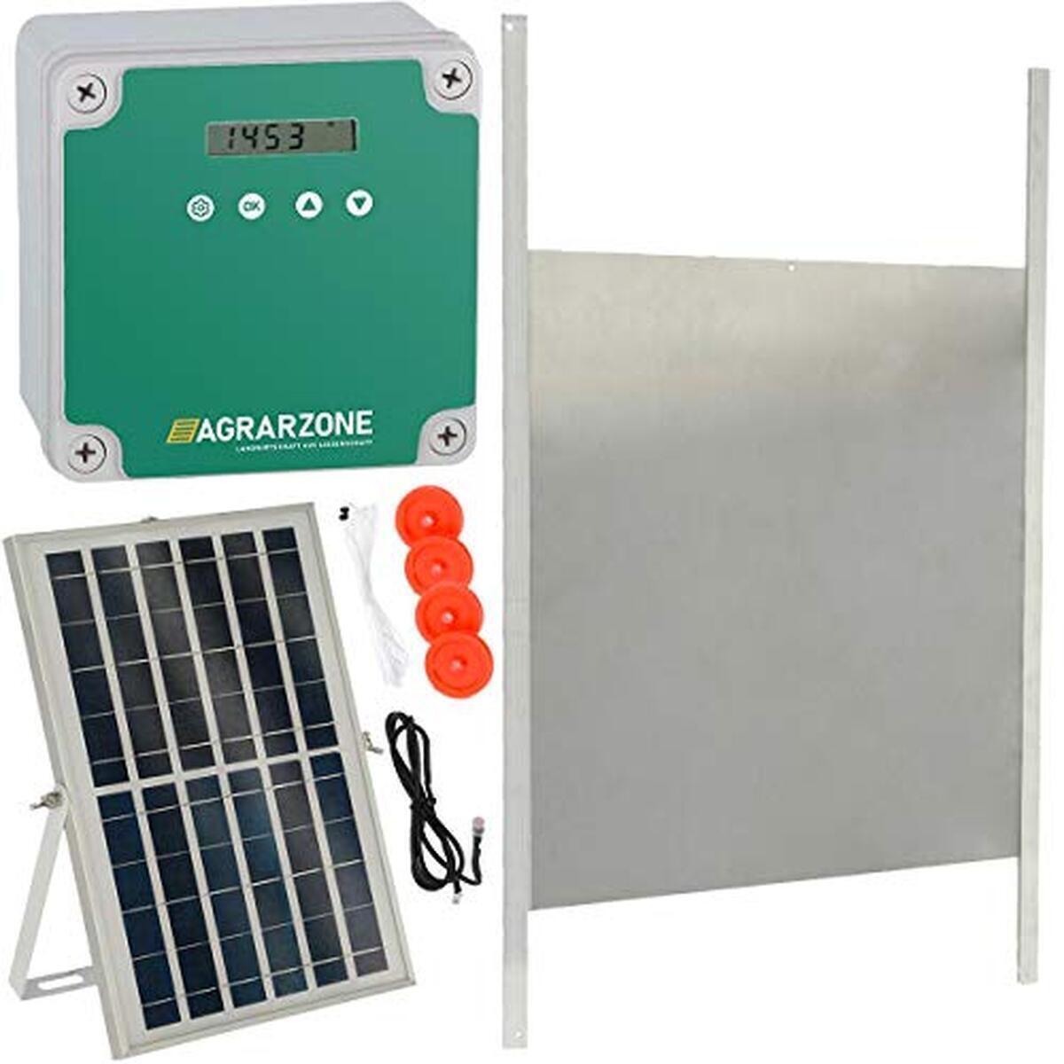 Test de la porte de poulailler solaire Agrarzone : sécurité optimale
