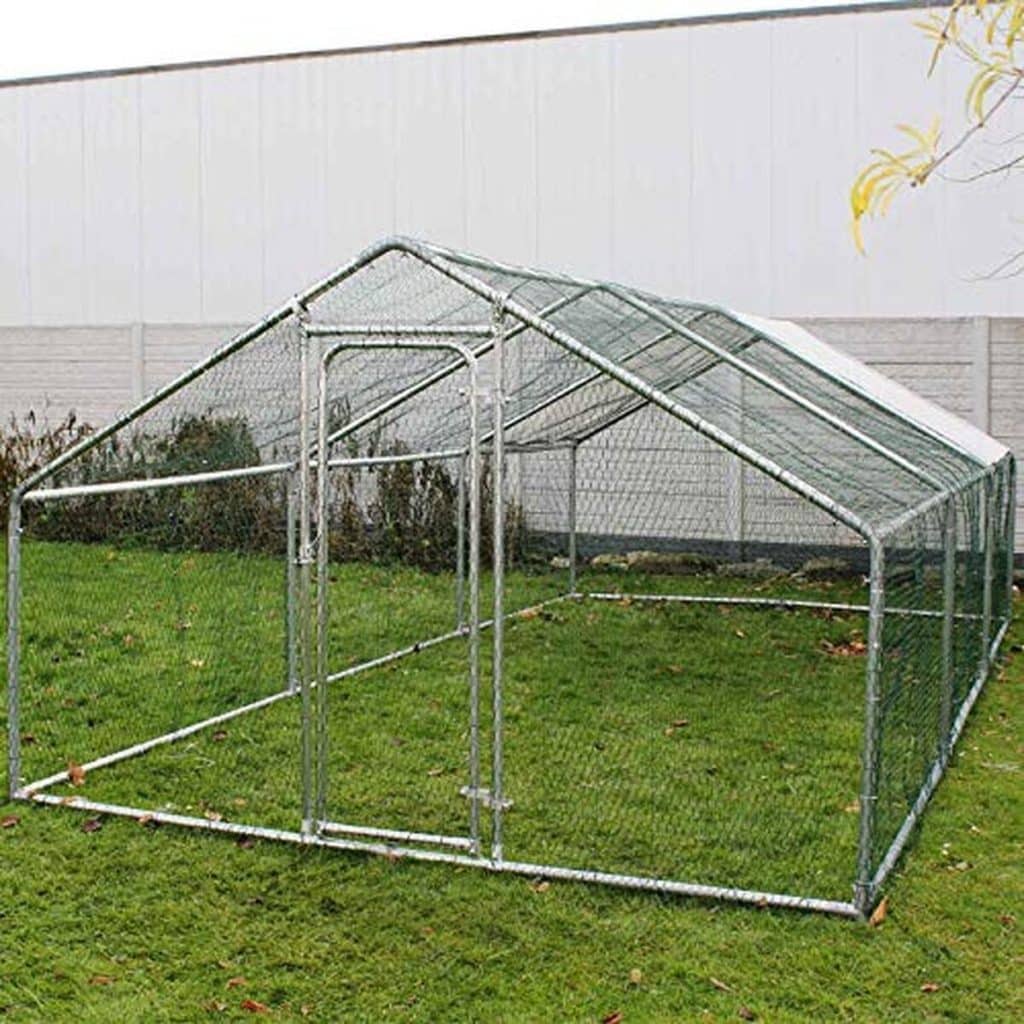 Test du parc enclos Wiltec en acier pour petits animaux 4x3x2 m