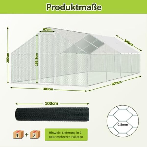 Explorez le poulailler XXL Izrielar : un enclos spacieux offrant sécurité et confort pour vos poules, idéal pour améliorer leur bien-être tout en facilitant votre quotidien.