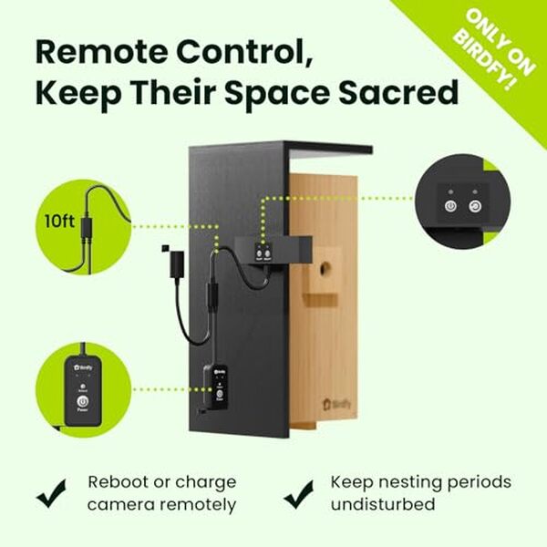 Découvrez le nichoir connecté SolarView 1080p FHD : une alliance parfaite entre technologie et nature pour observer les oiseaux dans leur habitat. Offrez à vos amis à plumes un refuge innovant et durable.