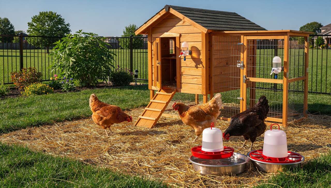 Quelle taille d'abreuvoir pour poules choisir ?