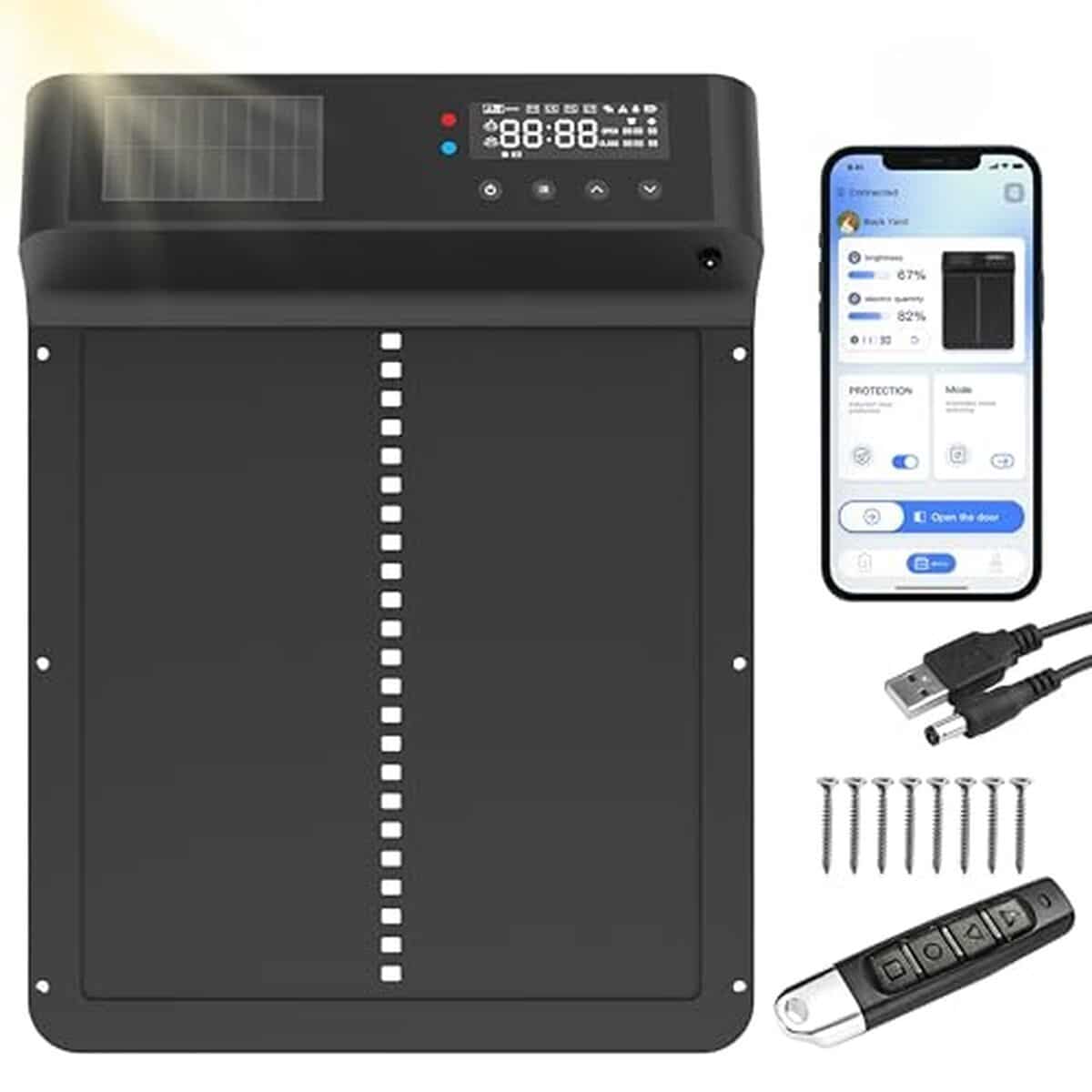 Test de la porte automatique PALKR pour poulailler : énergie solaire et sécurité assurée