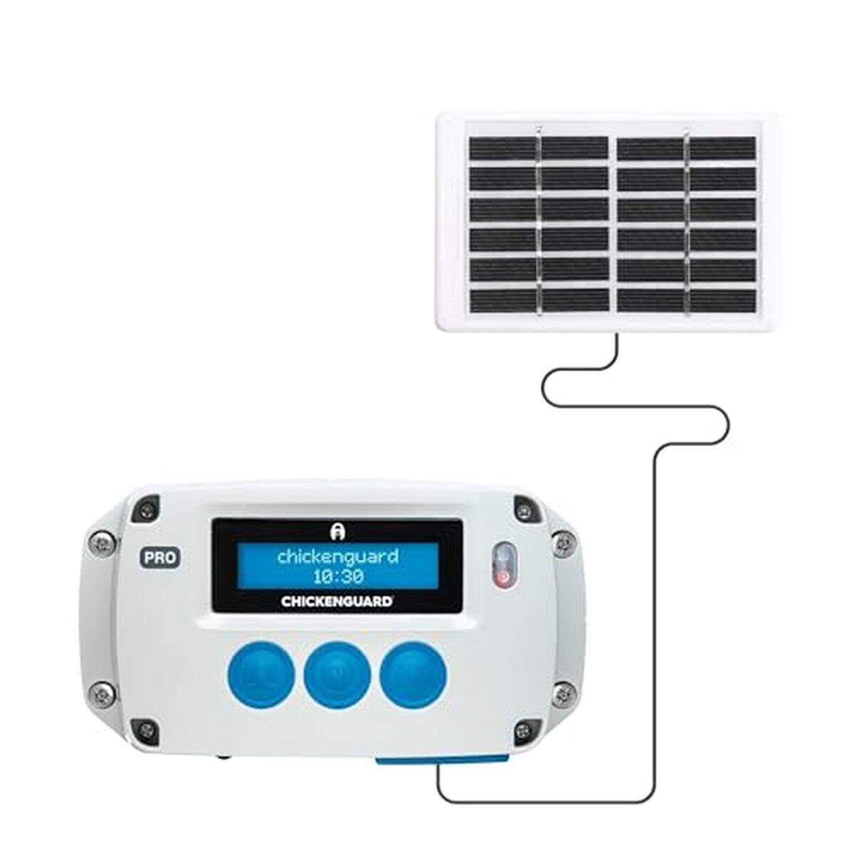 Test du ChickenGuard Pro : porte automatique solaire et motorisée pour poulailler