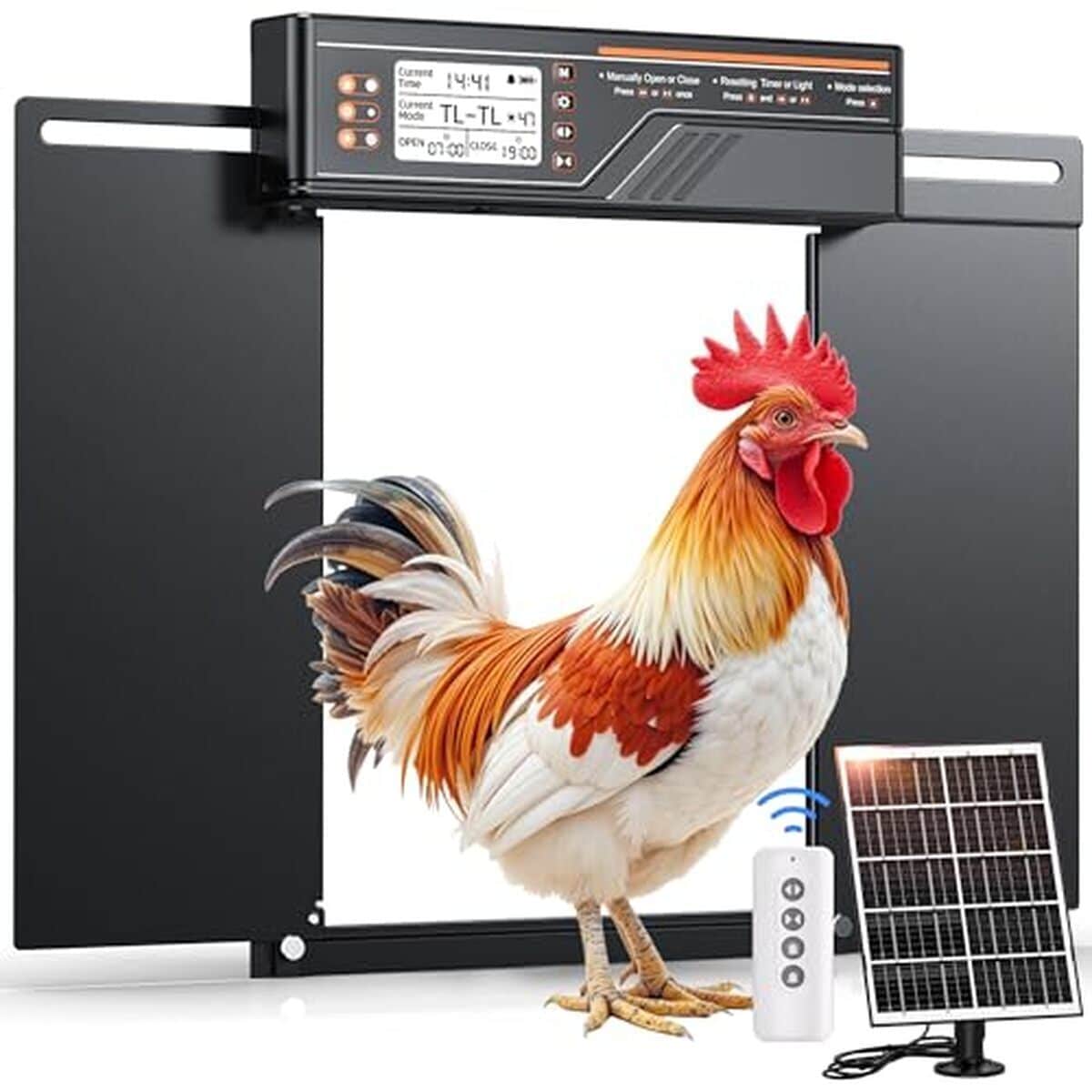 Test : porte automatique solaire Masterfun pour poulailler