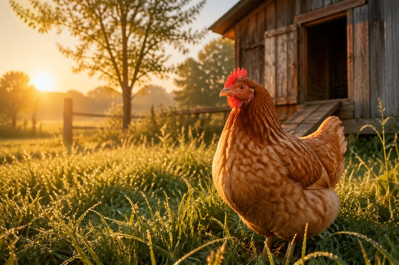 Quand une poule pond-elle un œuf ?