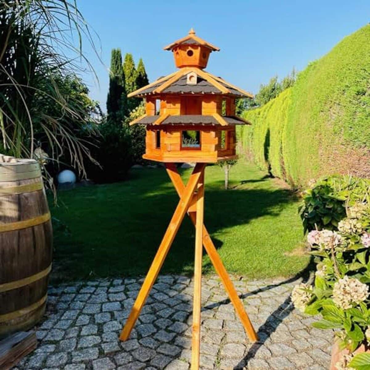 Test de la mangeoire Darlux XXL résistante pour jardin et balcon