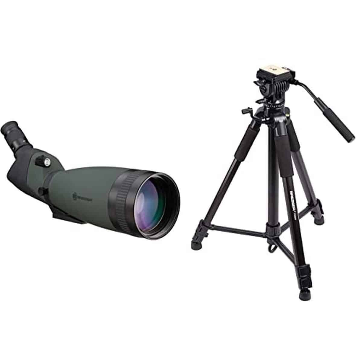 Test longue vue Bresser Pirsch 25-75x100 avec trépied TR 688 V
