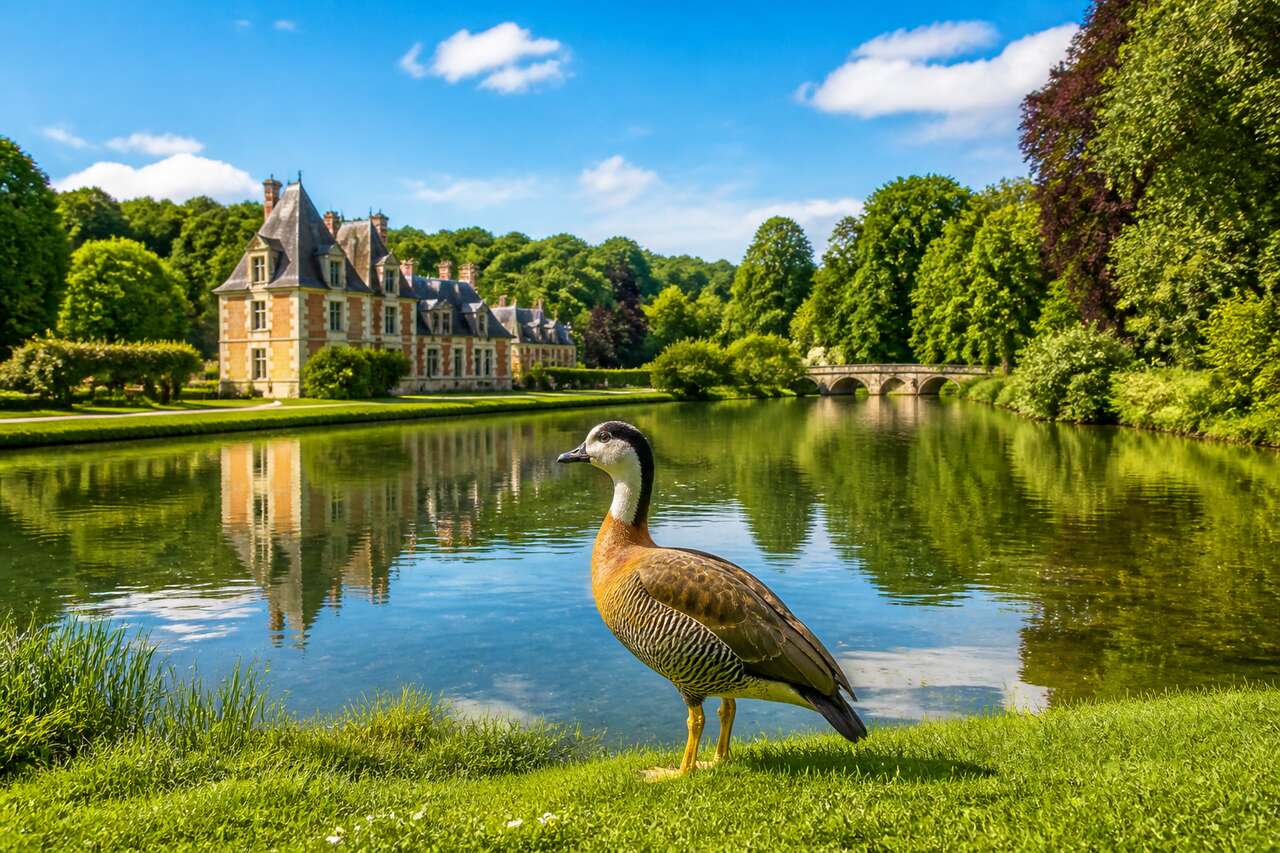 Bernache à crinière : découvrez cet oiseau fascinant du Parc de Clères