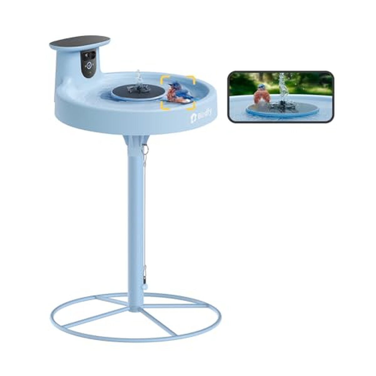 Test : le bain d'oiseaux connecté Birdfy avec caméra à double objectif