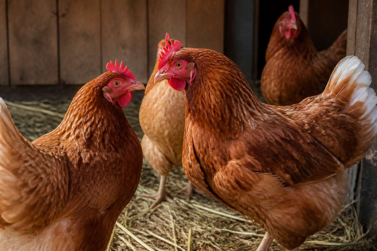 Picage et comportements sociaux des poules