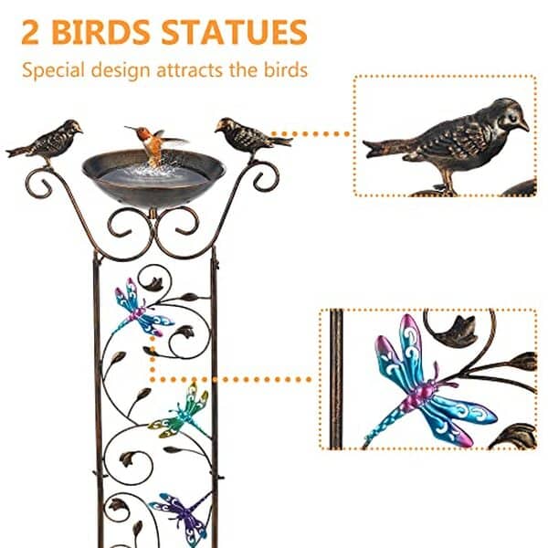 Découvrez notre bain d'oiseaux avec treillis libellule : un accessoire de jardin élégant pour attirer les oiseaux. Test complet et avis.