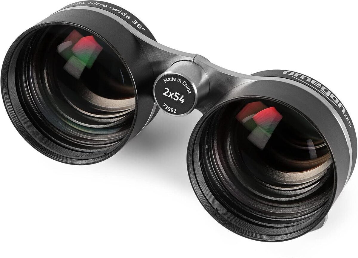 Test des jumelles Omegon 2×54 : observer les champs d'étoiles