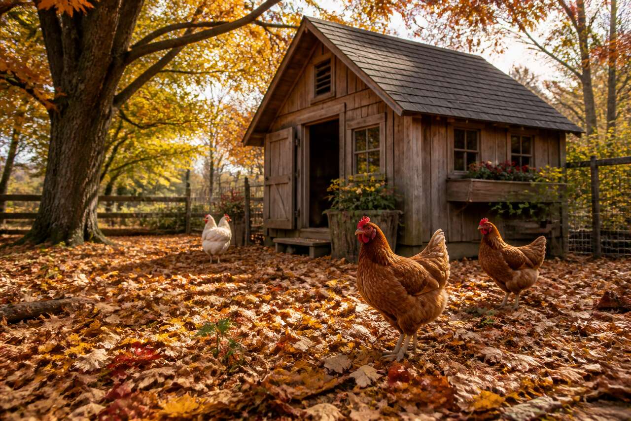Préparer son poulailler pour l'automne : conseils et astuces